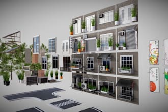 create modular building kits with trim sheets and tiling textures for unity ue5