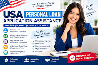 assist with personal loan applications in the USA fast