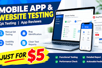 provide app reviews mobile app testing QA testing website review website testing