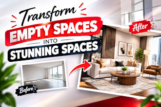 do virtual staging, virtual renovation, interior design for home renovation
