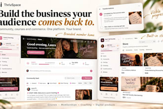 setup online skool community branded for high conversions