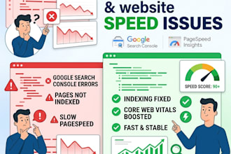 fix your google indexing and website speed issues