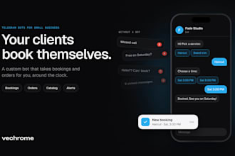 build a custom telegram bot for your business