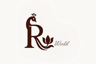 give a luxury monogram, lettermark and elegant brand logo