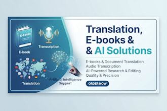 translate ebooks transcribe audio and provide ai support