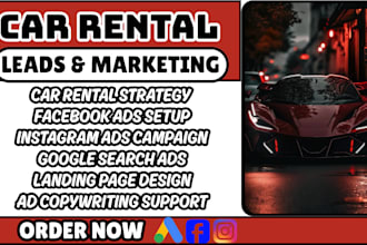 car rental ads car rental marketing car rental leads car hire marketing