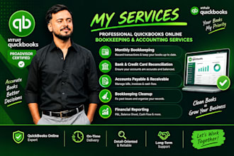 do quickbooks bookkeeping, cleanup, and reconciliation