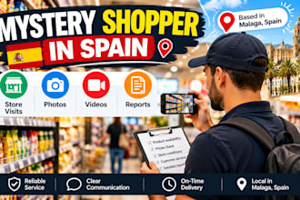 be your mystery shopper and record store videos in spain