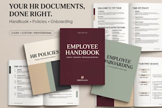 employee handbook, hr policies, and onboarding guide
