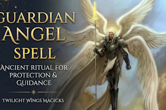 perform an angelic blessing ritual with intuitive guidance