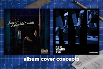 design album, ep and single cover art