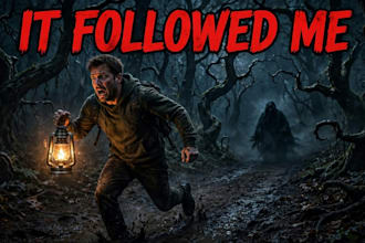 design scary horror thumbnail for youtube