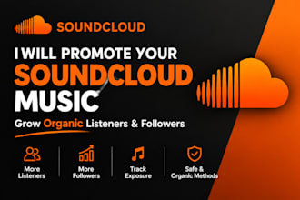 promote soundcloud music to grow organic listeners and followers