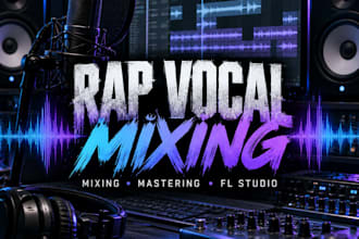 mix and master your rap and trap song professionally