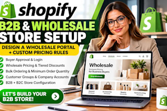 build shopify b2b wholesale store plimdor wholesale portal custom pricing rules