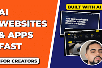 build your website or web app with ai for creators and small business