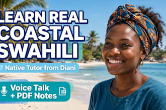 help you speak native coastal swahili in a short period