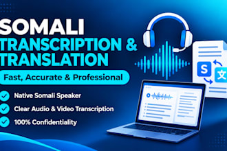 transcribe somali audio and translate english to somali