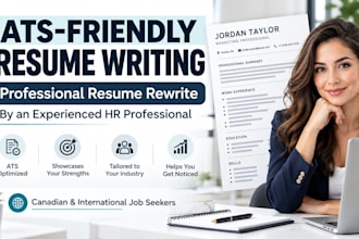 professionally rewrite your ats friendly resume for canadian jobs