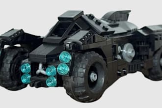 design custom lego moc cars, vehicles and technic with studio pdf instructions