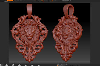 create jewelry designs with zbrush sculpting