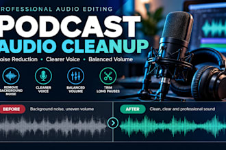 clean up and edit your podcast audio