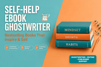 ghostwrite your self help ebook and nonfiction book