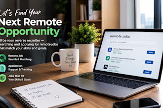 be your reverse recruiter to search and apply for remote jobs
