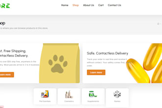 design a professional woocommerce online store