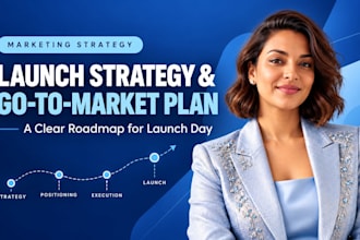 create a launch strategy, go to market plan and product launch roadmap