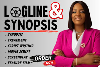 write a compelling movie logline, screenplay synopsis, and film treatment