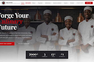 design squarespace culinary school website cooking class website baking website