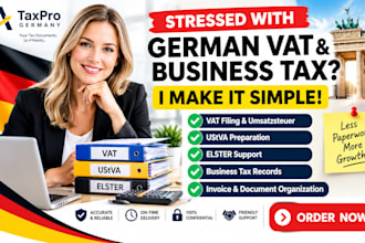 support german vat filing umsatzsteuer ustva elster and business tax records