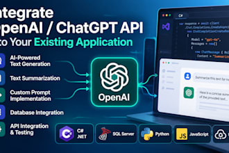 integrate openai chatgpt API into your application