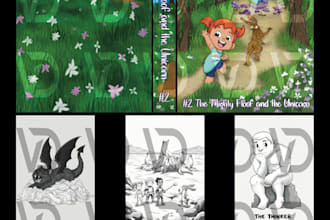 create digital illustrations for your childrens book