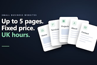 build a UK small business website