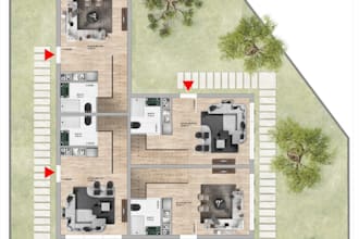 create presentation ready architectural floor plans