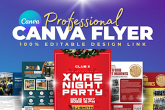 design editable canva flyer