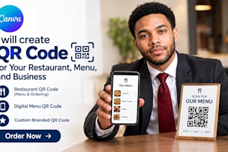 design restaurant qr code digital menu qr code and custom qr code generator