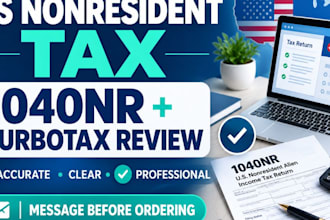file your 1040nr nonresident tax return and review turbotax