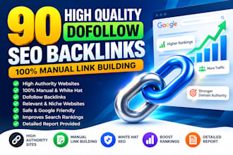 provide da 90 high quality dofollow SEO backlinks high da manual link building