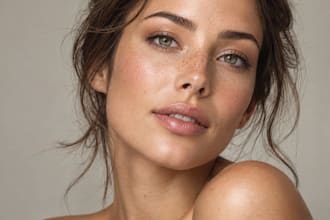 retouch portraits with natural skin texture
