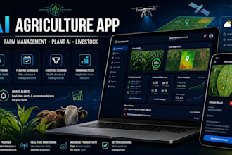 build ai agriculture app farm management plant care livestock disease detection