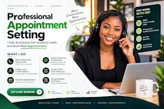 be your appointment setter for your business and meeting tim
