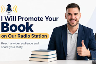 promote your book on our radio station