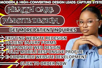 do healthcare website design