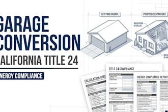 prepare california title 24 energy reports for garage conversions