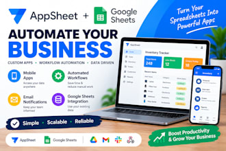 build appsheet apps and automate google sheets workflows