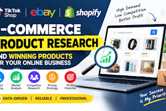 do ecommerce product research and find winning products