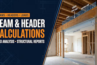 calculate structural beams and headers for load bearing wall removal